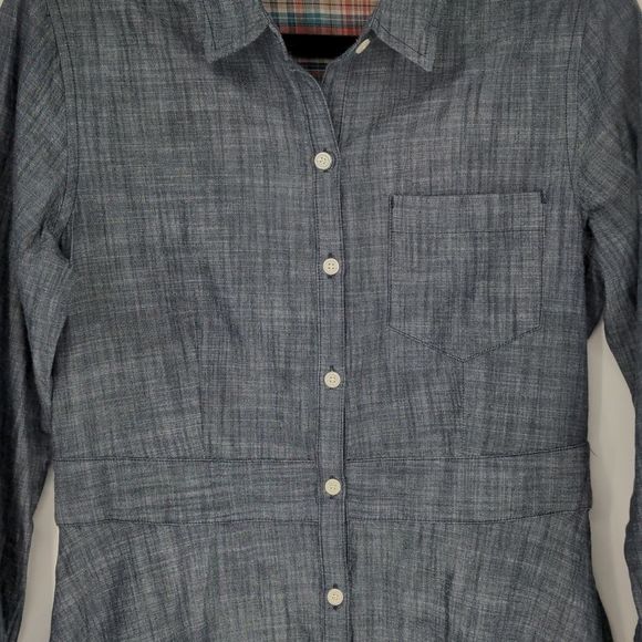 Toad&Co Long Sleeve Gray Dress - Picture 8 of 15